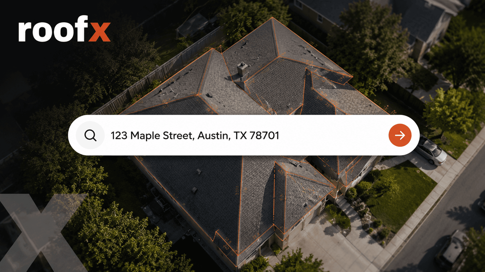 AI roof measurement from satellite imagery